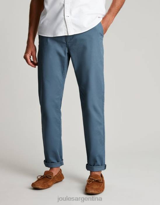 Joules pantalones chinos ajustados hombres azul vestir 64BB240