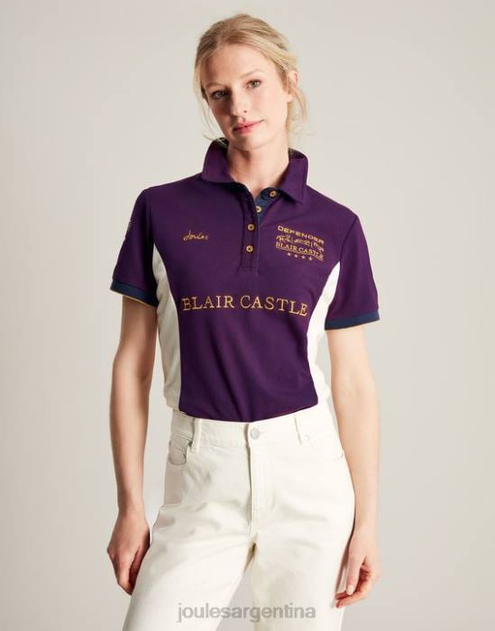 Joules polo de blair mujer baya morada vestir 64BB127