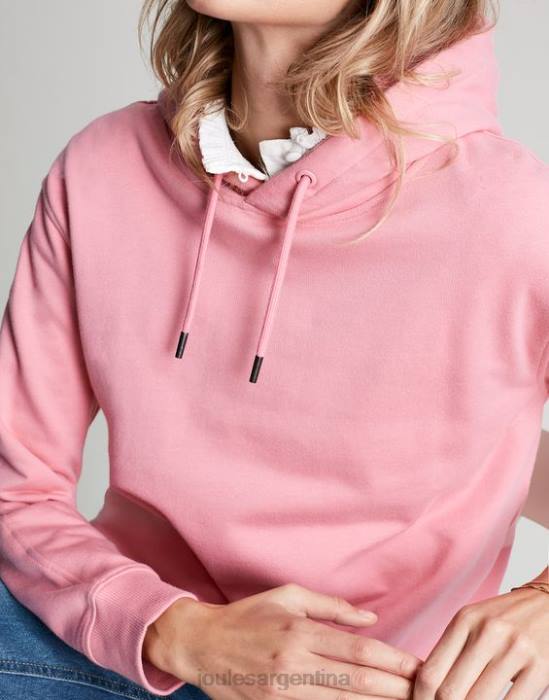 Joules sudadera katie relajada con capucha mujer rosa vestir 64BB67