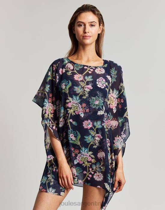 Joules rosanna encubrir mujer floral azul marino vestir 64BB133